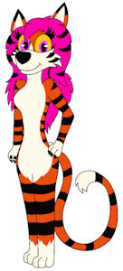 Crisalia Flor Tigress [Judy Mina Tigress] [SaberTooth3] by MangledTheArcticWolf