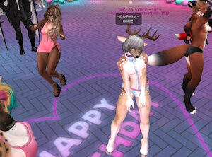 Birthday party on Secondlife by R0XIZ