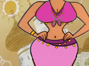 Sara Bellum in India Animated with sound by Sonicrock56