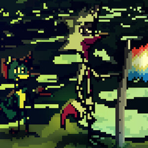 Shore Pixel Art by Foxoqyl