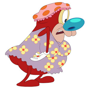 [SPEED VECTOR] Stimpy looking over (APC E06) by CreativityInDaHood