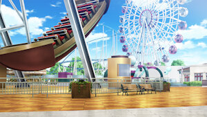 Date at the Amusement Park by zenoshikage