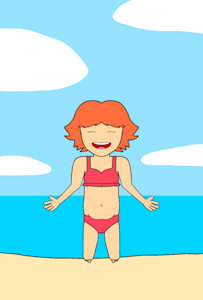 Ponyo is excited by NatGallery