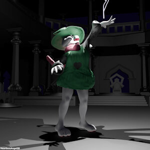 Ralsei Casting Magic - HeartlessAngel3D by HeartlessAngel