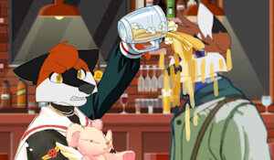 Two foxes&hellip; one drink by David332255