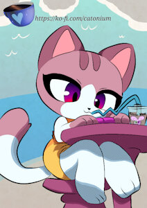 Kiki gets a drink timelapse by catonium