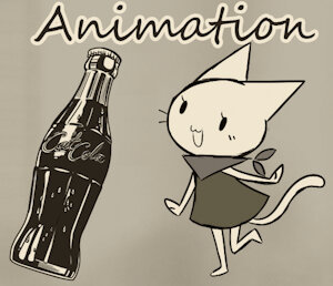 Cat Cola Commercial (1950s) by NekoStar