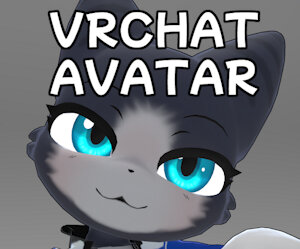 VRChat Avatar - Cocat the Cool Cat by C0C0Puffs