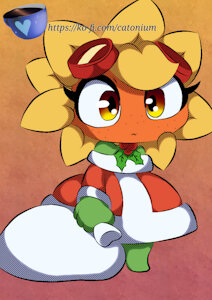 Padoru Solar Flare by catonium