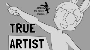 THIS IS HOW ARTISTS DO ART by ZarpasRabbit