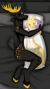 Deer Daki w/ Renamon (Animation) by DarkNurse