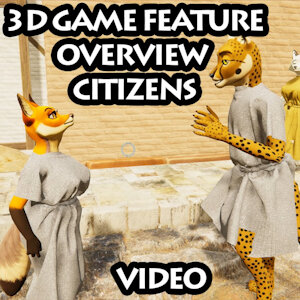 3D game update: citizens by Vestina