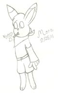 Possible Persona - 'Moonlight' the silver rabbit by MoonlightDelight - bunny, male, rabbit