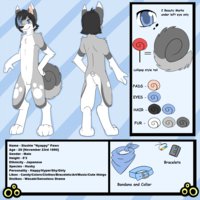 Slushie - Ref Sheet by SLUSHIE - husky, male, sheet, ref, none