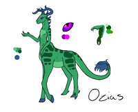 Ozias by StationarySpoon - dragon, male, giraffe, centaur