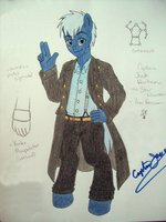 The Fixed Point In Time by TheAmariaShadow - male, reference sheet, equine, pony, doctor who, my little pony: friendship is magic, pegasus pony, captain jack harkness, time agent