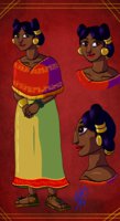 Queztalxochitl Caballero Ref by Matlalihuitl - female, human, oc, the book of life, tbol, book of life, bol