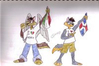 Hector and Samiual Armingotn aka the Spanish Wolfpack  by CharlesDragon