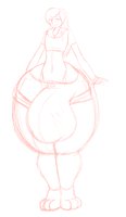 Dylan Rei by TheAmariaShadow - male, hybrid, reference sheet, equine, wide hips, lagomorph, hyper bulge, hyper hips, laquin