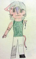 Kathy Kat  by DawntheFox17 - cat, female, robot, five nights at freddy's