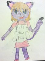 Charlotte Cougar by DawntheFox17 - cougar, five, female/solo