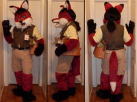 Ryan J. Reynard by FoxyFemme - fox, male, fursuiting, red fox, fursuit, bass, fursona, fursuit - tame, fusherman