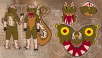 Vander Corkman's 2015 Reference Sheet (No longer relevant) by Amby - male, claws, fangs, markings, sheet, feathers, dinosaur, solo, reference, details, scalie, καταπνίσαῦρος
