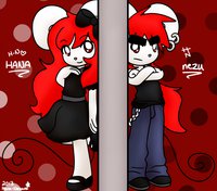Hana-Nezumi: Character Sheet by Tydaze - male, mouse, toon, cartoon, rat, character sheet, crossdressing, chibi, rodent, alter ego