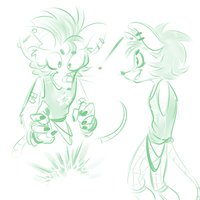 New Submission by Burningmemories666 - male, rat, oc, skinny legs