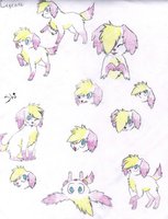 Cupcake Pup by NightsOfStars - dog, female, canine, sketches