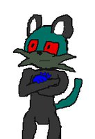 Basker the Hellhound by 2BIT - male, fancharacter, hellhound, genex, basker