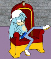 King Danny (CyberDyne) by BananaPantsParade - male, king, porcupine, husband, throne, bored, danny a porcupine, cyberdyne, king danny
