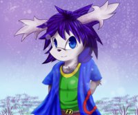 Shaymin by Hirousan - male, pokemon, snow, smile, horns, request, hirou-san, hirousan