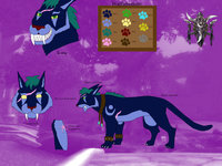 Wafflebottom Ref Sheet by Itachislilgirl - male, world of warcraft, druid, oc, night elf