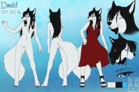 Ref by Daediddles - female, arctic fox