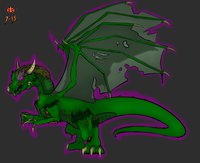 Xizil by SlashDread - dragon, male, reference sheet, character sheet, blood, zombie, ghoul, forest dragon, mild gore