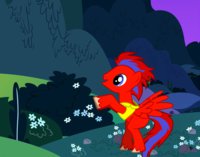 GamCube by GameCubeRedPony - male, pegasis