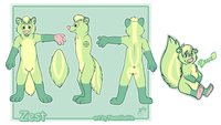 Zest Skunk by TailBiter - male, desu, skunk/lemon, kawaiu