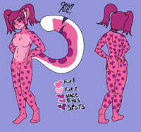Kitti Ref Sheet :new clean: by KoinuKasuka - female, tiger, leopard