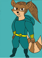 Koichi Cooper by SnowyJeleciaHusky - raccoon, male, anthro, redpanda, sly cooper, snowy husky