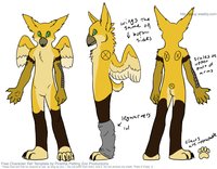 Len Gryphon by SiraLoba - male, gryphon, legwarmers, griffin