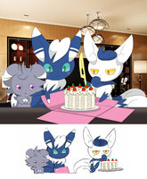 Sharing Cake by WinickLim