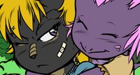 Estrid and Collet (colored) by IceerTH