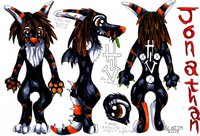 Jonathan Reference Sheet by SelfishMonsta - dog, male, orange, black, shepherd, sheet, fursuit, reference, jonathan, belgian, hiv, davis, korn, groenendel, hiver, faget
