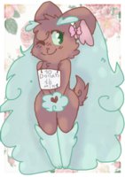 ya have to pay by MainyButt - cute, boobs, female, paper, on, lopunny