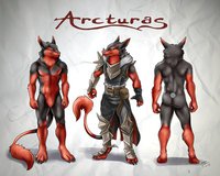 Arcturas Callahan  by Nullivox - male, sergal, sfw, ashvalian(ashsergal)