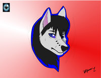 Ryan Manson by DeathlyFurry - wolf, male