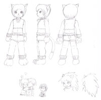 Scratch (Reference Sheet) by achthenuts - cat, female, scratch, neko, catgirl, nekogal, catgal, nekogirl
