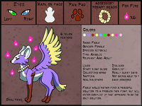 Fable Reference by WetFox - fox, female, reference sheet, spirit, oc, fable