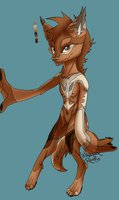 Balthor  by WindblownRebel - male, reference sheet, man, werewolf, guy, dude, ref, ref sheet, reference, werewolves, brown fur, tan fur, gray eyes, grey eyes, windblownrebel, balthor
